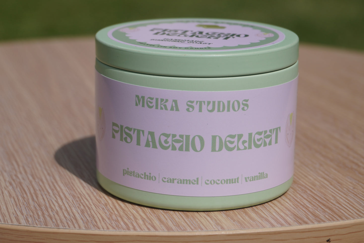 NEW- Pistachio Delight Travel Tin