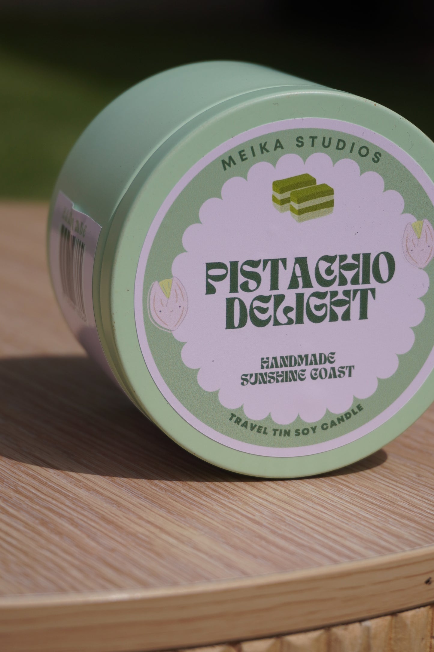 NEW- Pistachio Delight Travel Tin