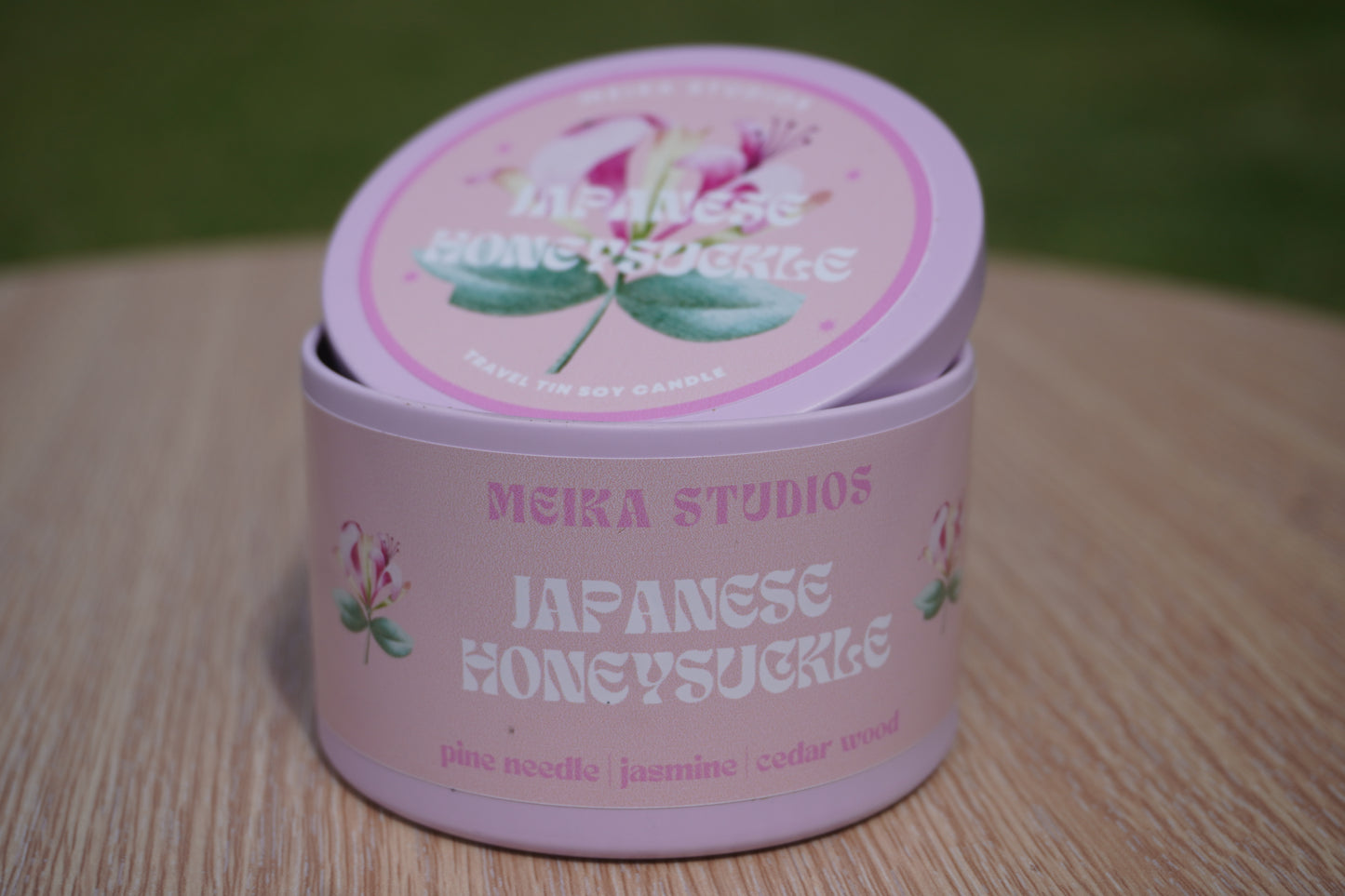 NEW- Japanese Honeysuckle Travel Tin
