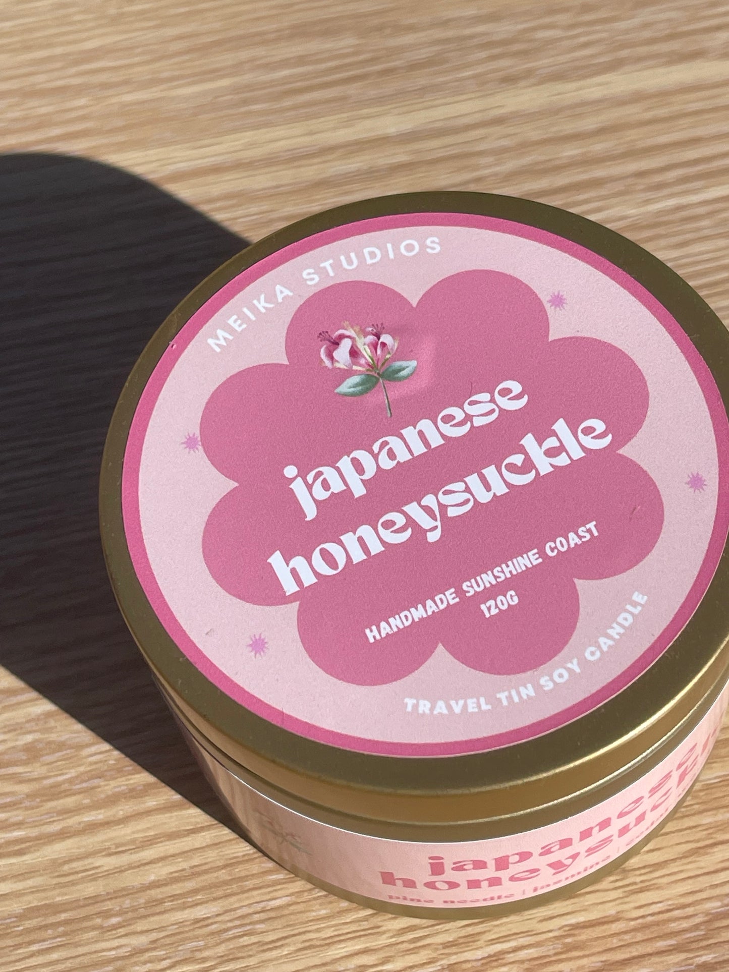 Japanese Honeysuckle Gold Tin 120G